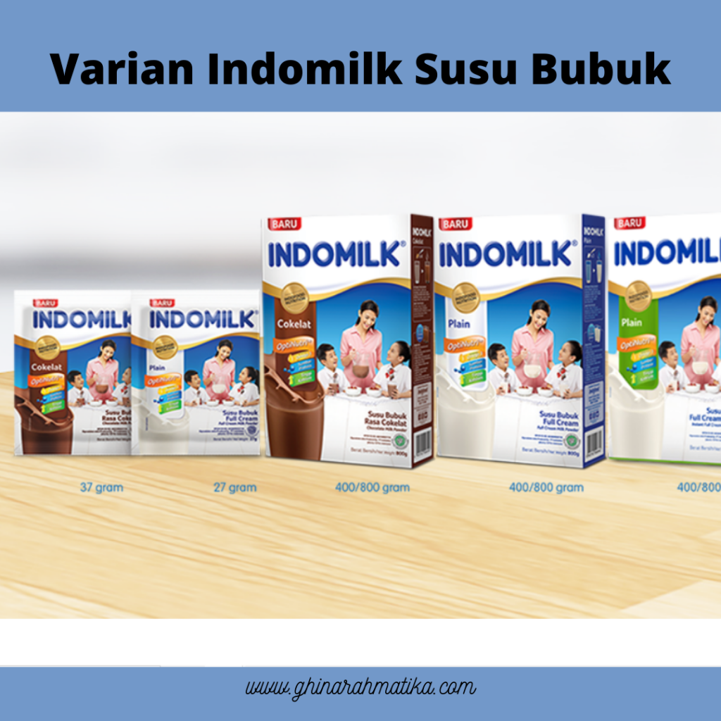 varian indomilk susu bubuk