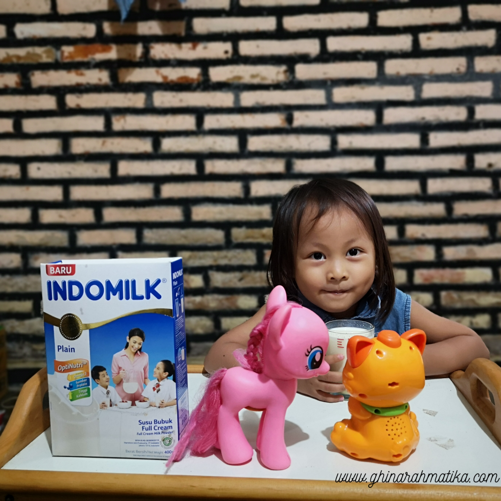 tinggi, tangguh, tanggap dengan minum susu