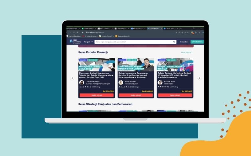 pilihan kelas siap kerja di skill academy